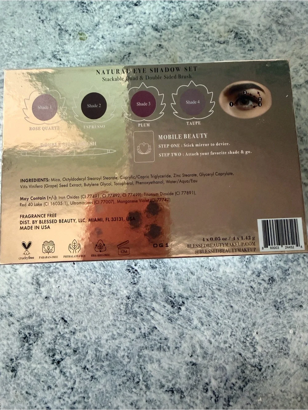 Blessed Beauty Smokey Eye Shadow Set